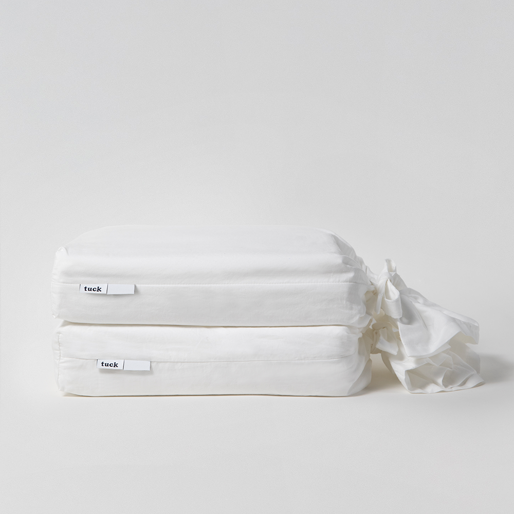 The Crisp Sheet Set Bundle Chalk Tuck