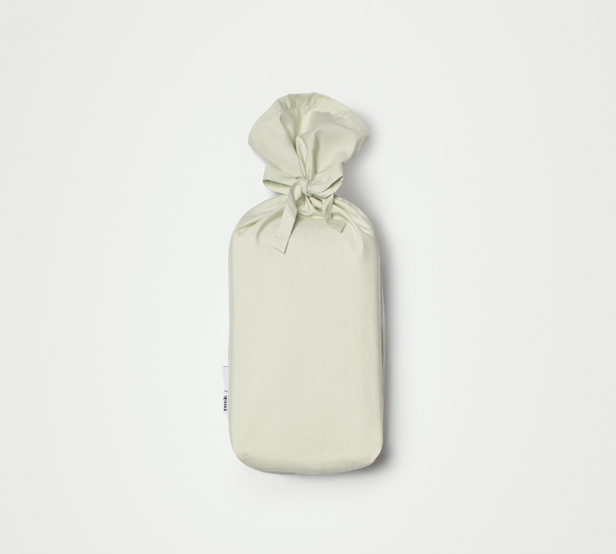 Crisp crib bedsheet - Sage - Breathable percale cotton