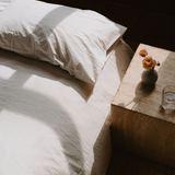 Crisp duvet cover - pinstripe - Cotton percale bedding