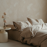 Crisp Duvet Cover - Sand - Percale