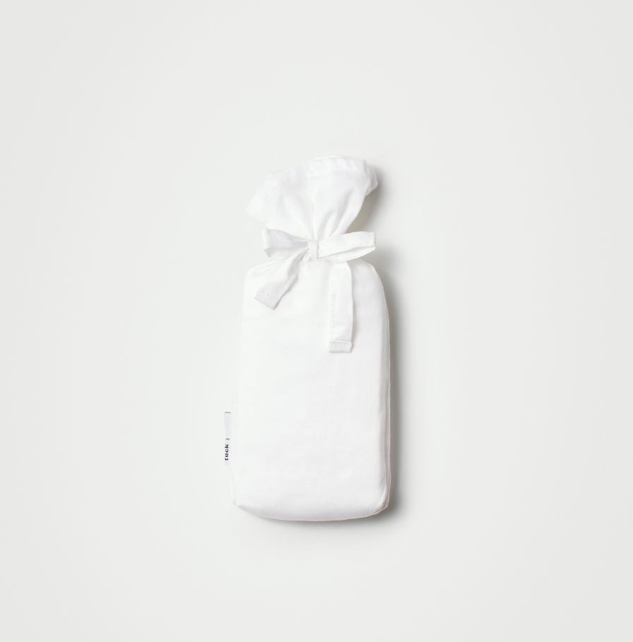 Classic crib sheet in bag - Chalk