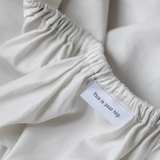 The Classic - fitted cotton sateen bedsheet in clay