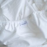The Crisp Fitted Sheet - Chalk