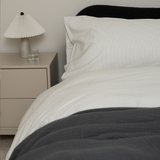 The Crisp Pillow Case Set - Tide Pinstripe