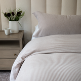 The Cloud Duvet Set - Rosewood Stripe