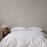 The Crisp Duvet Cover - Chalk