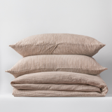 The Cloud Duvet Set - Rosewood Stripe