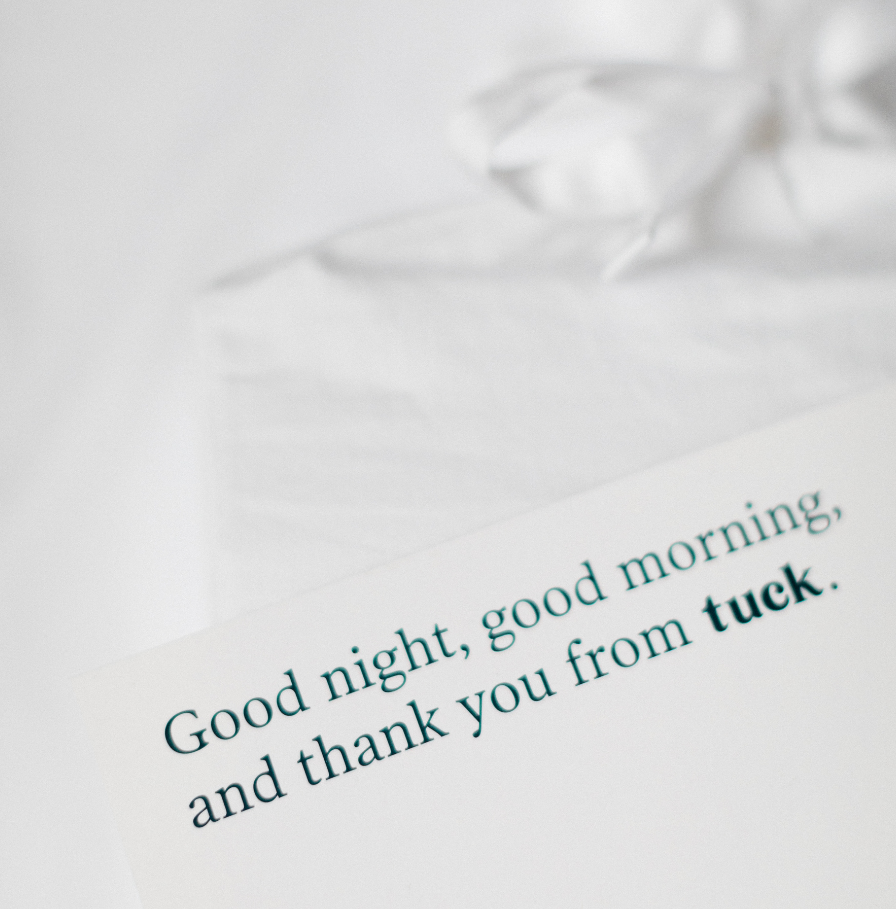 Tuck Bedding - The Gift Card