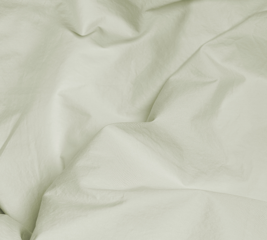 Percale cotton pillow cases - Sage - Breathable bed linens