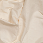 Cotton sateen, silky bedsheet - Pearl